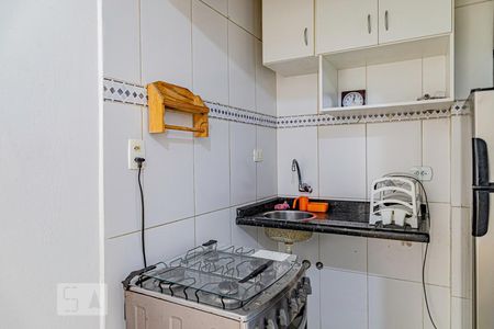 Cozinha de kitnet/studio à venda com 1 quarto, 30m² em Bela Vista, São Paulo