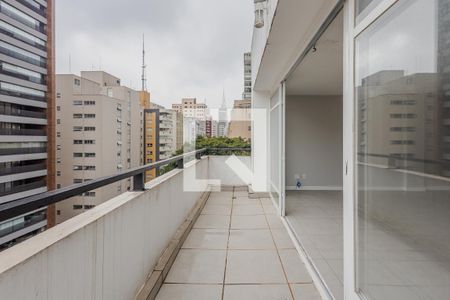 Varanda da Sala de apartamento para alugar com 4 quartos, 277m² em Paraíso, São Paulo