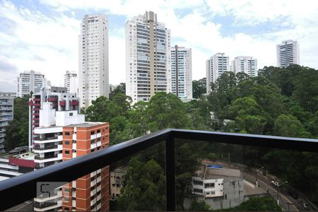 varanda suíte 1 de apartamento à venda com 3 quartos, 138m² em Vila Andrade, São Paulo