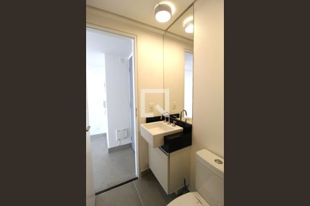 Banheiro de kitnet/studio à venda com 1 quarto, 42m² em Vila Olímpia, São Paulo