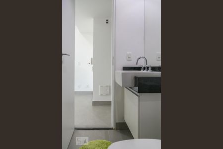 Banheiro de kitnet/studio à venda com 1 quarto, 42m² em Vila Olímpia, São Paulo