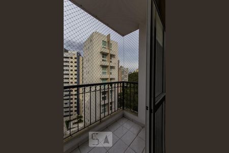 Varanda da Sala de apartamento à venda com 3 quartos, 73m² em Vila Andrade, São Paulo