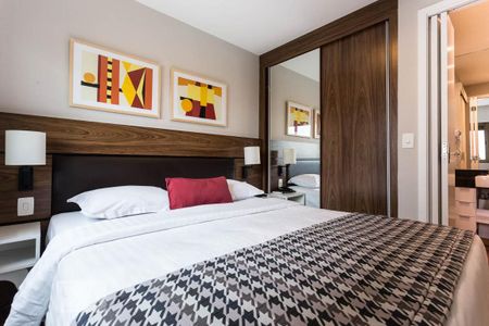 Suíte de apartamento para alugar com 1 quarto, 47m² em Brooklin Paulista, São Paulo