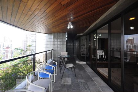 varanda gourmet de apartamento para alugar com 4 quartos, 300m² em Paraíso do Morumbi, São Paulo