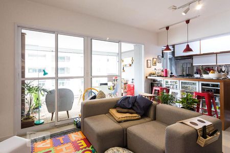 Apartamento à venda com 74m², 1 quarto e 2 vagasSala