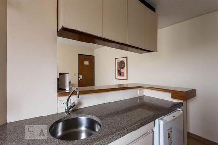 Cozinha de apartamento à venda com 1 quarto, 50m² em Campo Belo, São Paulo