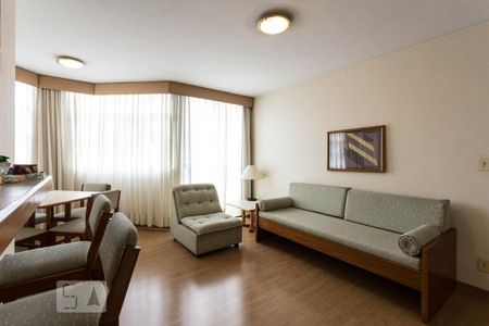Sala de apartamento à venda com 1 quarto, 50m² em Campo Belo, São Paulo