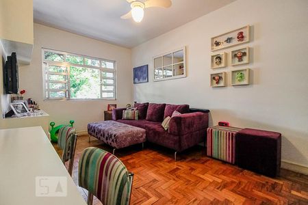 Sala de apartamento para alugar com 1 quarto, 55m² em Indianópolis, São Paulo