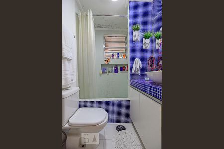Banheiro  de apartamento para alugar com 1 quarto, 55m² em Indianópolis, São Paulo