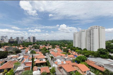 Vista da sacada de kitnet/studio para alugar com 1 quarto, 42m² em Vila Madalena, São Paulo