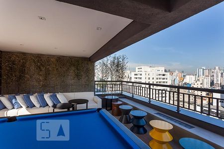 Apartamento para alugar com 41m², 1 quarto e 1 vaga Apartamento para alugar com 41m², 1 quarto e 1 vagaLounge com snooker e bar