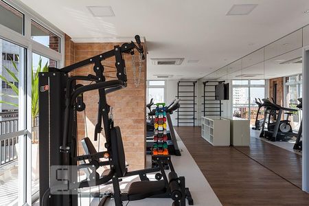 Apartamento para alugar com 41m², 1 quarto e 1 vaga Apartamento para alugar com 41m², 1 quarto e 1 vagaAcademia