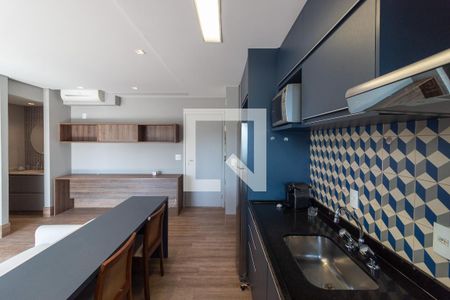 Apartamento à venda com 47m², 1 quarto e 1 vagaCozinha americana