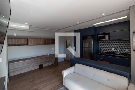 Sala de apartamento à venda com 1 quarto, 47m² em Campo Belo, São Paulo