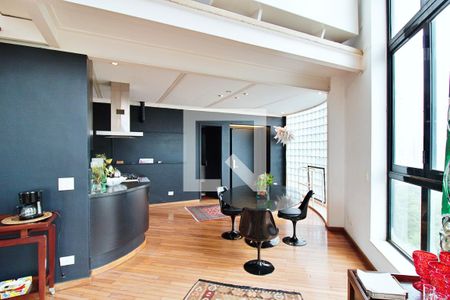 Sala de apartamento para alugar com 1 quarto, 210m² em Vila Andrade, São Paulo