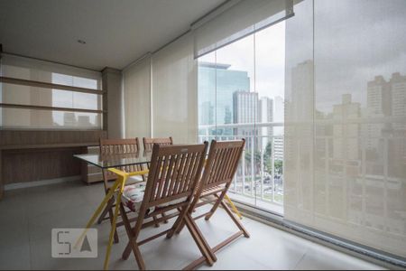 Varanda Gourmet de apartamento à venda com 1 quarto, 65m² em Itaim Bibi, São Paulo