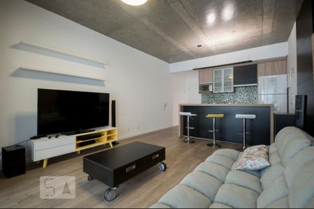 Sala/Cozinha de apartamento à venda com 1 quarto, 65m² em Itaim Bibi, São Paulo