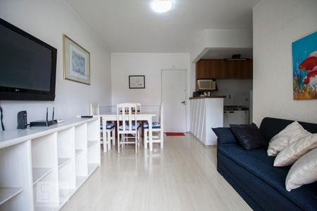 Sala de apartamento à venda com 1 quarto, 45m² em Pinheiros, São Paulo