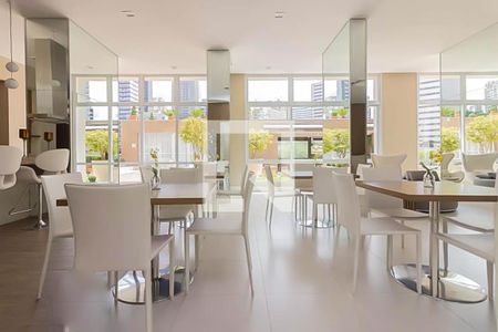 Studio à venda com 42m², 1 quarto e 1 vagaSalão de Festa