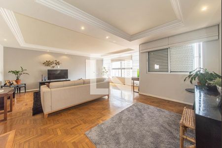 Sala de apartamento à venda com 3 quartos, 122m² em Campo Belo, São Paulo