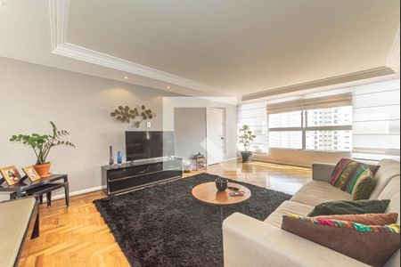Sala de apartamento à venda com 3 quartos, 122m² em Campo Belo, São Paulo