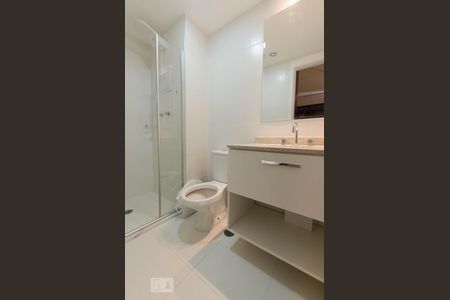 Banheiro de apartamento para alugar com 1 quarto, 43m² em Vila Madalena, São Paulo