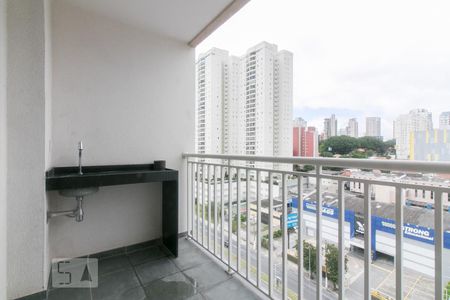 Sacada da Sala de apartamento para alugar com 3 quartos, 73m² em Jardim, Santo André