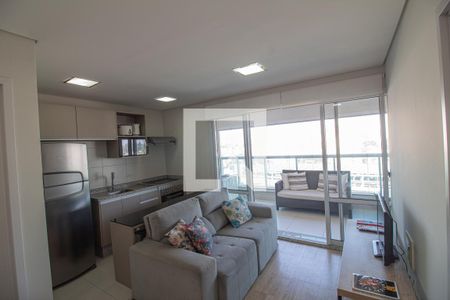 sala de apartamento para alugar com 1 quarto, 43m² em Jardim Aeroporto, São Paulo