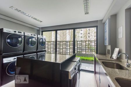 Studio à venda com 50m², 2 quartos e 1 vagaLavanderia