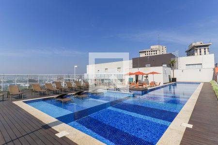 Área comum - Piscina de kitnet/studio para alugar com 1 quarto, 48m² em Campo Belo, São Paulo