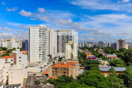 Vista da Varanda de kitnet/studio para alugar com 1 quarto, 48m² em Campo Belo, São Paulo