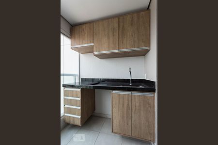Studio à venda com 33m², 1 quarto e 1 vagaVaranda