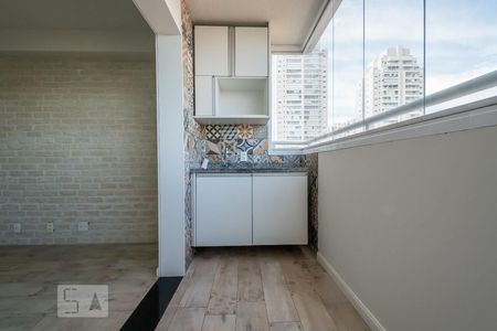 Varanda de apartamento à venda com 1 quarto, 33m² em Santo Amaro, São Paulo