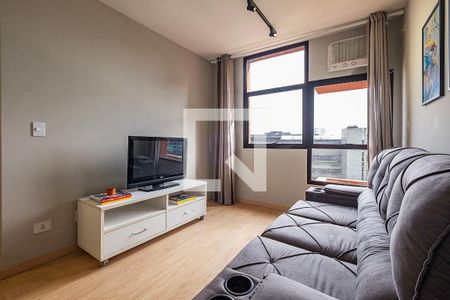 Sala/Cozinha de apartamento à venda com 1 quarto, 40m² em Jardim Paulista, São Paulo