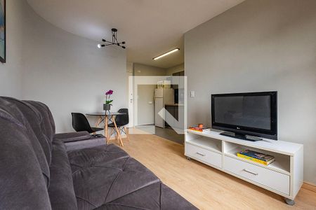 Sala/Cozinha de apartamento à venda com 1 quarto, 40m² em Jardim Paulista, São Paulo