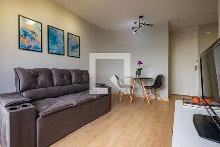 Sala/Cozinha de apartamento à venda com 1 quarto, 40m² em Jardim Paulista, São Paulo