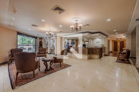 Apartamento à venda com 115m², 2 quartos e 2 vagasHall social