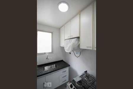 Detalhe Cozinha de apartamento à venda com 1 quarto, 42m² em Bela Vista, São Paulo