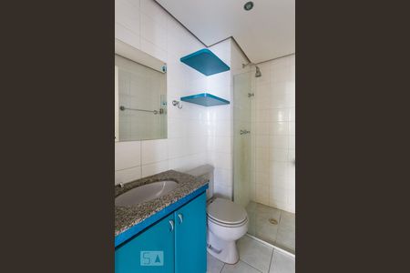 Banheiro de apartamento para alugar com 2 quartos, 55m² em Vila Regente Feijó, São Paulo