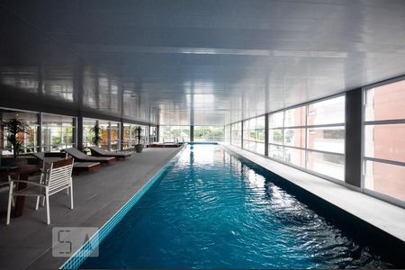 Piscina - Condomínio de apartamento para alugar com 1 quarto, 48m² em Vila Gertrudes, São Paulo