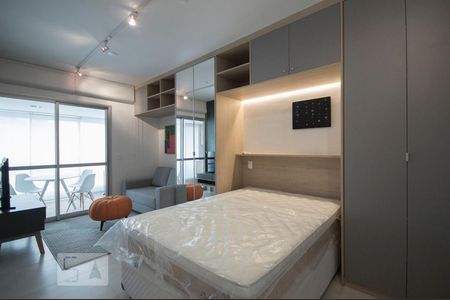 Sala/Suíte de kitnet/studio à venda com 1 quarto, 37m² em Indianópolis, São Paulo