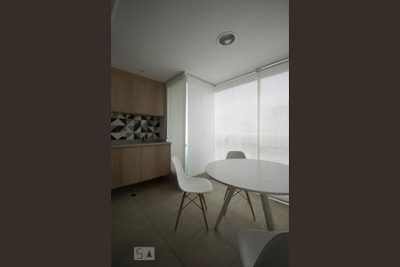 Varanda Gourmet de kitnet/studio à venda com 1 quarto, 37m² em Indianópolis, São Paulo