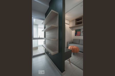 Cozinha/Sala de kitnet/studio à venda com 1 quarto, 37m² em Indianópolis, São Paulo