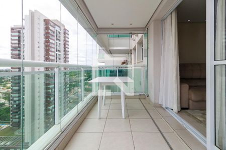 Sala - Varanda de apartamento para alugar com 1 quarto, 50m² em Campo Belo, São Paulo