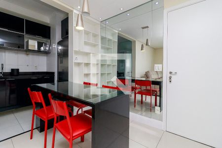 Sala de apartamento para alugar com 1 quarto, 50m² em Campo Belo, São Paulo