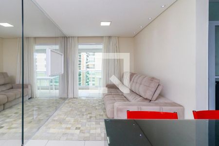 Sala de apartamento para alugar com 1 quarto, 50m² em Campo Belo, São Paulo