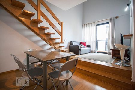 Sala de apartamento à venda com 1 quarto, 55m² em Paraíso, São Paulo