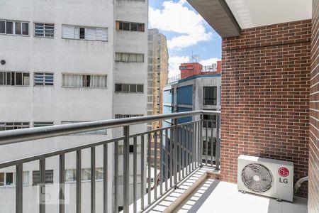 Varanda de apartamento para alugar com 1 quarto, 42m² em Centro, São Paulo