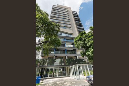 Apartamento para alugar com 25m², 1 quarto e 1 vagaFachada