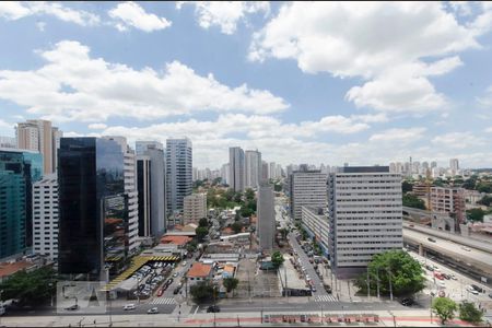 Vista do Quarto de kitnet/studio para alugar com 1 quarto, 62m² em Cidade Monções, São Paulo